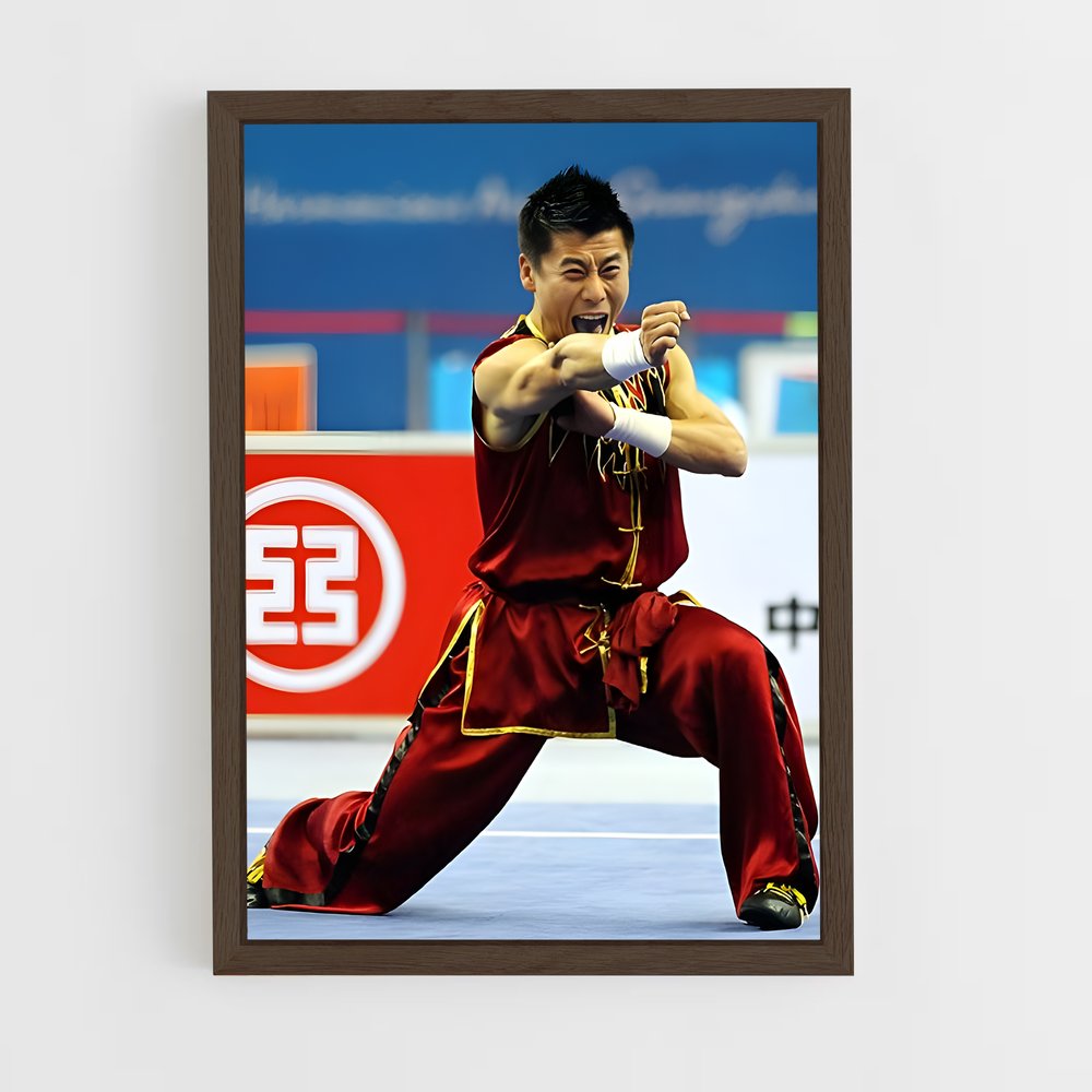 Poster Maître du Wushu – affiche Kung Fu (vue 5)